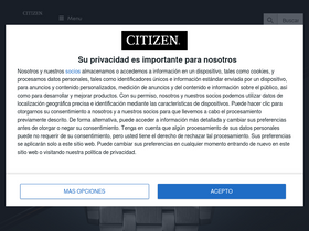 'citizen.es' screenshot