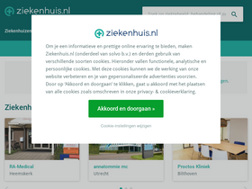 'ziekenhuis.nl' screenshot