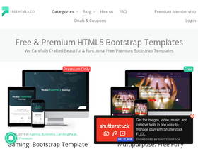 'freehtml5.co' screenshot
