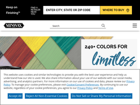 'minwax.com' screenshot