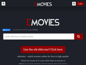 'emovies.si' screenshot