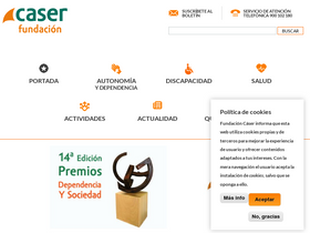 'fundacioncaser.org' screenshot