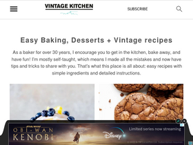 'vintagekitchennotes.com' screenshot