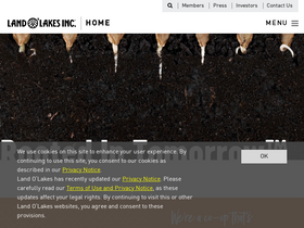 'landolakesinc.com' screenshot