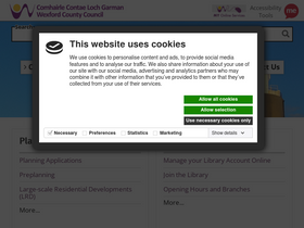 'wexfordcoco.ie' screenshot
