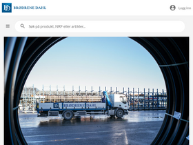 'dahl.no' screenshot