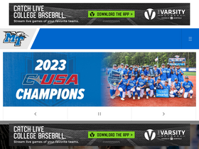 'goblueraiders.com' screenshot