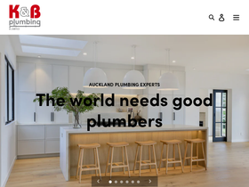 kbplumbing.co.nz homepage screenshot