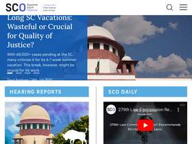 'scobserver.in' screenshot