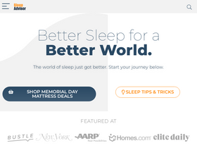 'sleepadvisor.org' screenshot