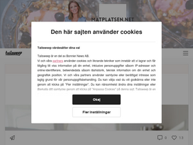 'matplatsen.net' screenshot