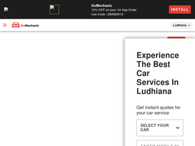 'gomechanic.in' screenshot