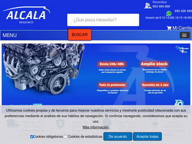 'desguacesalcala.com' screenshot