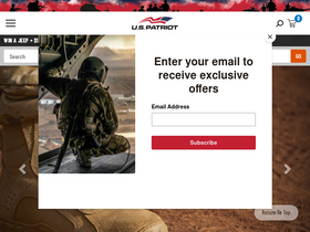 'uspatriottactical.com' screenshot