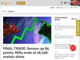 'zeebiz.com' screenshot