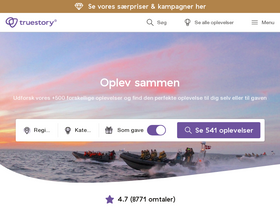 'truestory.dk' screenshot