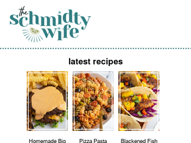 'theschmidtywife.com' screenshot