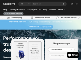 seasierra.com homepage screenshot