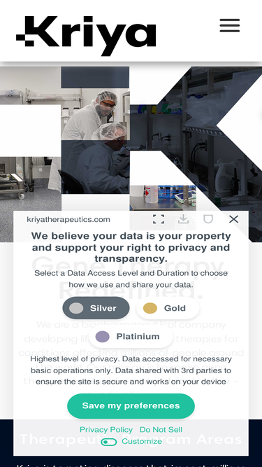 kriyatherapeutics.com