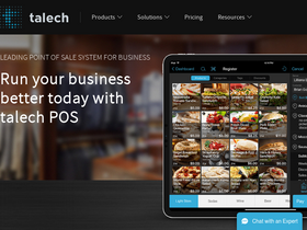 'talech.com' screenshot