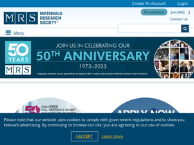 'mrs.org' screenshot
