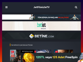 'jetfilmizletv.com' screenshot