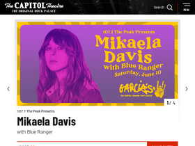 'thecapitoltheatre.com' screenshot