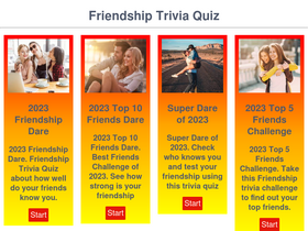 'funtriviaquiz.com' screenshot