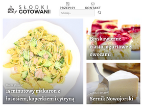 'slodkiegotowanie.pl' screenshot