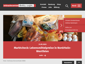'verbraucherzentrale.nrw' screenshot