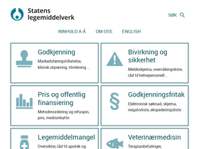 'legemiddelverket.no' screenshot