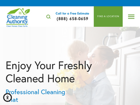 'thecleaningauthority.com' screenshot
