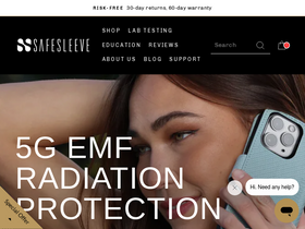 'safesleevecases.com' screenshot