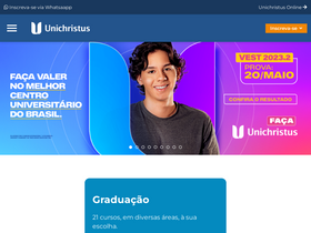 'unichristus.edu.br' screenshot