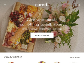 ordercured.com homepage screenshot
