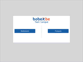 'bobex.be' screenshot