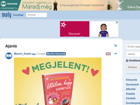 'moly.hu' screenshot