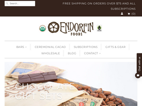 endorfinfoods.com homepage screenshot