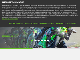 'kawasaki.it' screenshot