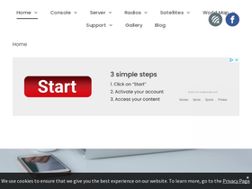 'sdr-radio.com' screenshot