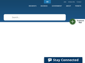 'fremont.gov' screenshot