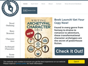 'helpingwritersbecomeauthors.com' screenshot