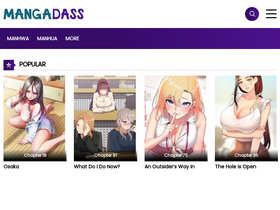 'mangadass.com' screenshot