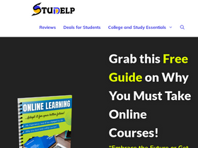 'studelp.com' screenshot