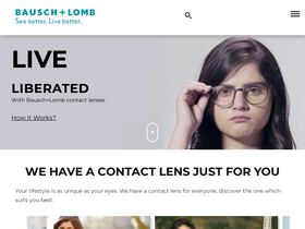 'bauschandlomb.in' screenshot