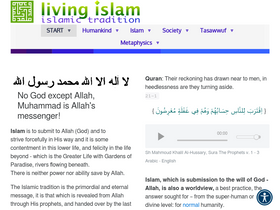 'livingislam.org' screenshot