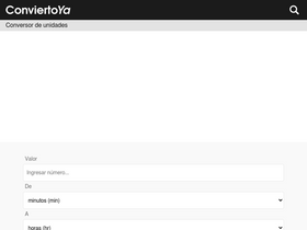 'conviertoya.com' screenshot