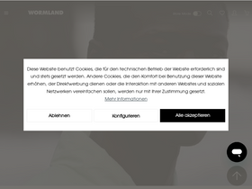 'wormland.de' screenshot