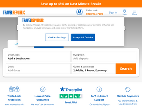 'travelrepublic.co.uk' screenshot