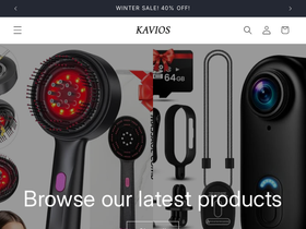 KAVIOS website screenshot